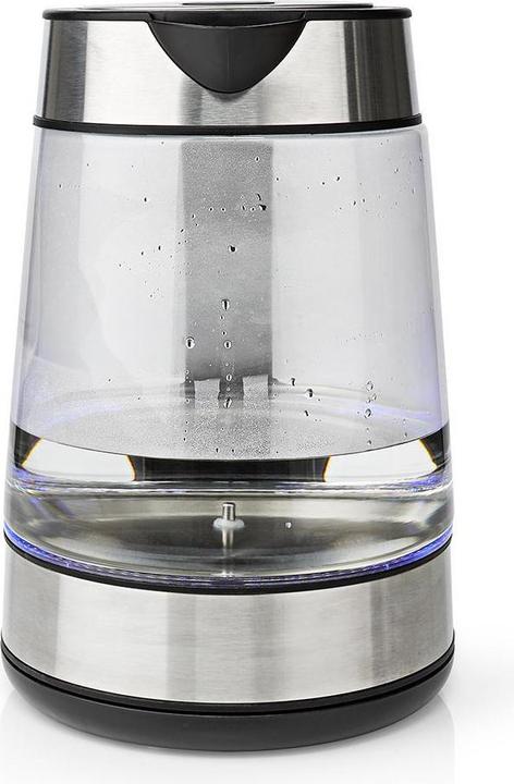 Actual product image Nedis Kettle - Glass housing - Temperature display - Variable temperatures (60, 70, 80, 90, 100 (1.70 l, EU plug)