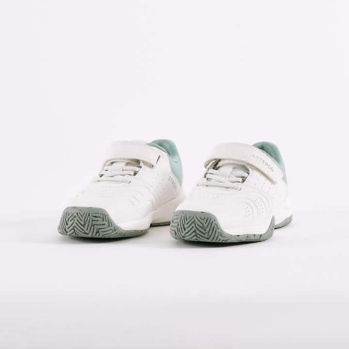 Produktbild Kuikma Kinder Tennisschuhe mit Klettverschluss - TS Strong Kd weiss (34)