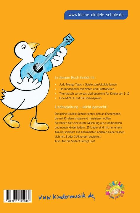 Actual product image Die Kleine Ukulele Schule, m. 1 Audio-CD (German, Netzwerk Kindermusik e.V., 2023)