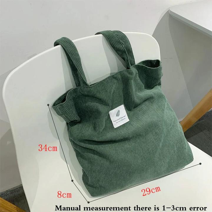 Produktbild Only-Bags.Store Kordtasche Handtaschen Umhängetaschen Weiche Umweltspeicher Wiederverwendbar Kleine und grosse