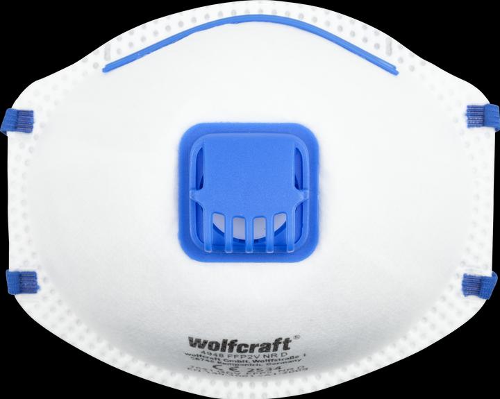 Produktbild wolfcraft wolfcraft 15 Feinstaubmasken FFP2 V (CE) (FFP2)