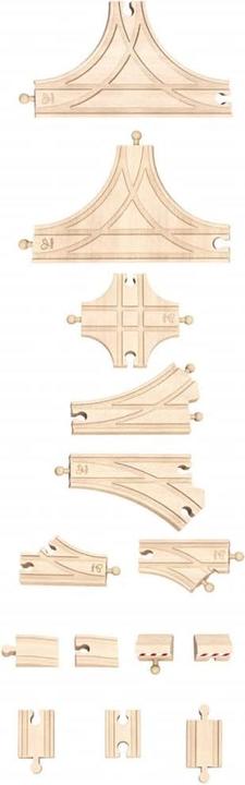 Produktbild Hape Schienenbauset Wechsel & Weichen