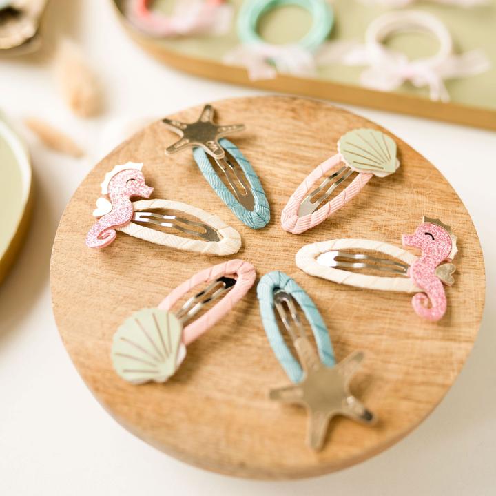 Immagine prodotto Papierdrachen 48 barrette e lacci per capelli - sirena (Elastico per capelli)
