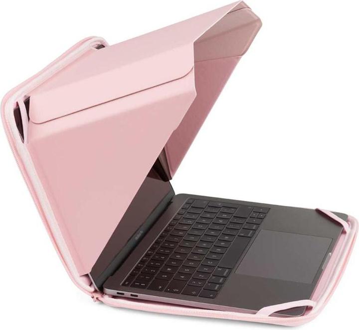 Philbert Design Custodia/zaino per MacBook 15-16" in canapa con parasole e privacy, rosa (16")