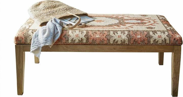Produktbild Loberon Bank Kadiran braun/beige (122 cm)