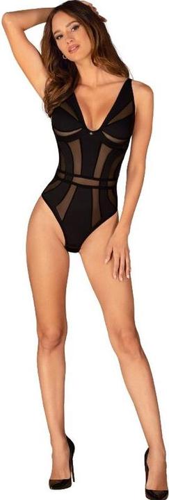Actual product image Obsessive Chic Amoria Teddy - Black (XS, S)