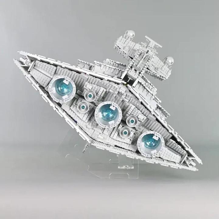 Actual product image iDisplayit Acrylic stand for LEGO® 75252 Star Wars Imperial Star Destroyer