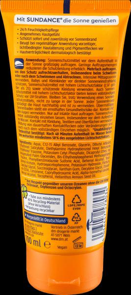 Actual product image dm Sundance Sun cream (Suntan cream, SPF 30, 100 ml)