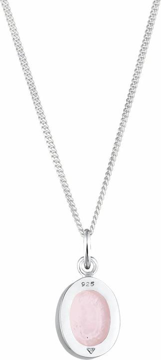 Produktbild Elli mit Rosenquarz Anhänger (Sterling Silber, 45 cm)