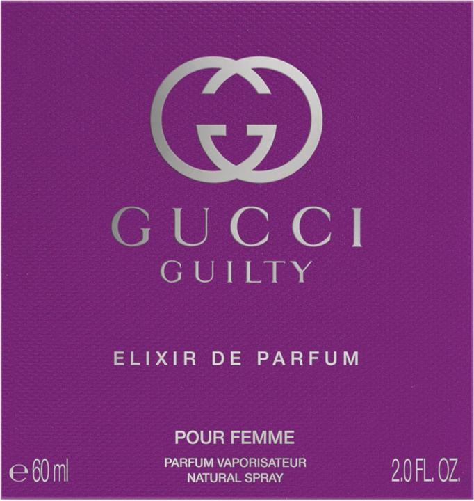 Actual product image Gucci Guilty Elixir Eau de Toilette Vapo 60 ml (Eau de toilette, 60 ml)