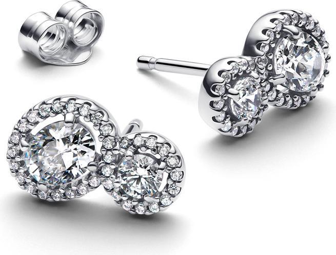 Immagine prodotto Pandora Abbracciando gli orecchini Halo (Zirconia)
