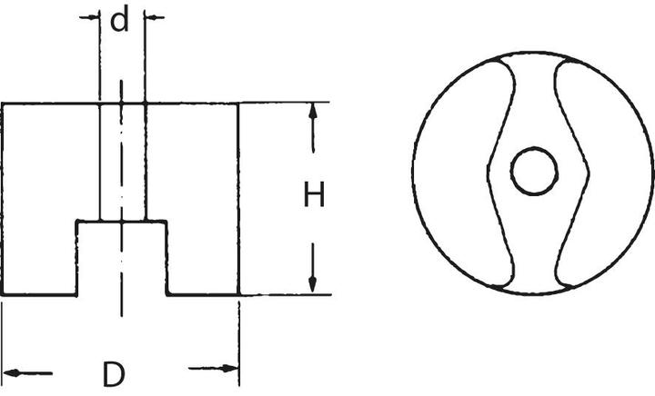 Immagine prodotto Magni Magnete a bottone 25,4x15,9 mm FORTIS (1 x)