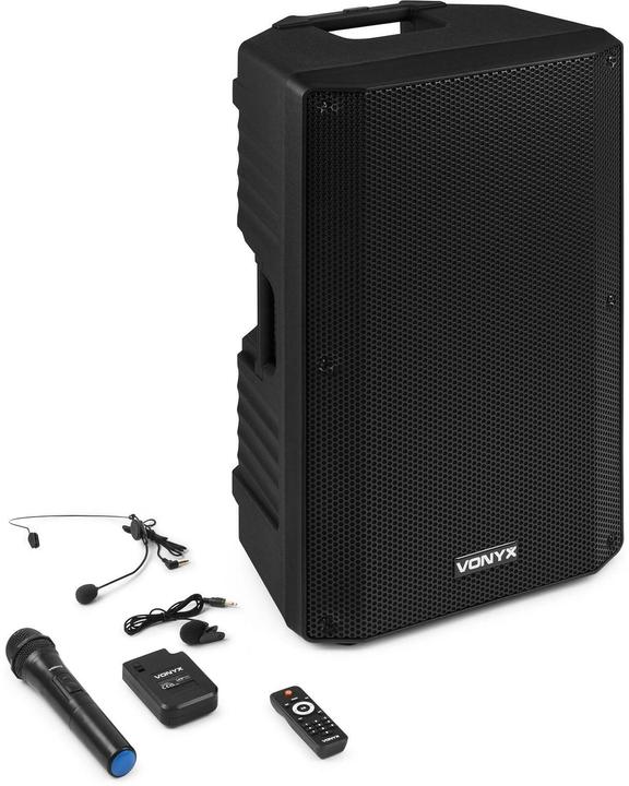 Immagine prodotto altoparlante con Bluetooth - Vonyx VSA700-BP - con microfoon e microfoon per cuffie - 1000W (Attivo, 1x 500 W)