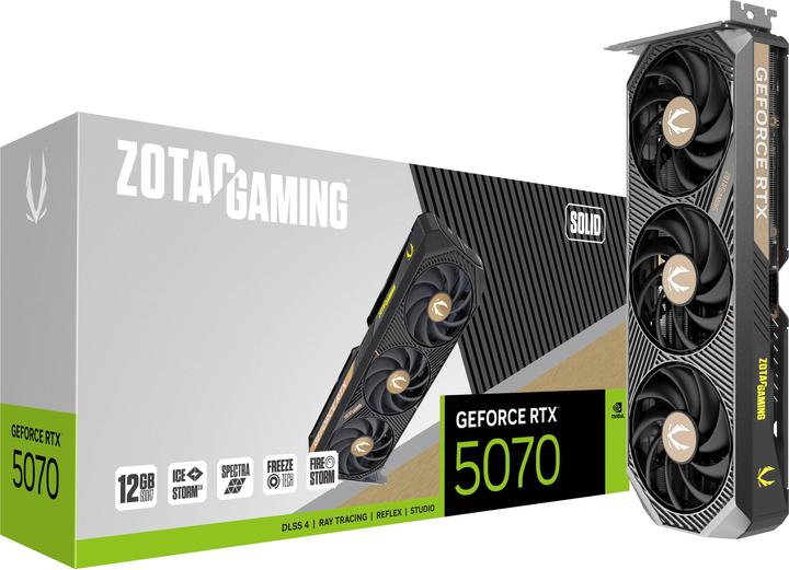 Image du produit Zotac GeForce RTX 5070 Solid (12 Go)