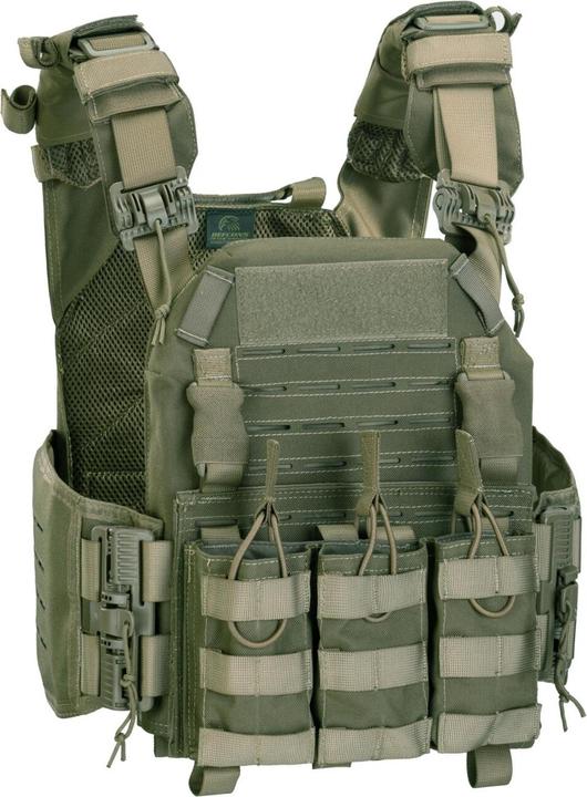 Image du produit Defcon 5 DEFCON5 Porte-plaques tempête avec système de fixation rapide + Triple Mag. Pouch OD vert (Platines)