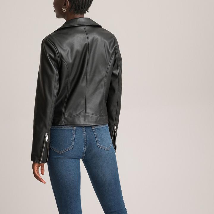Produktbild La Redoute Collections Bikerjacke aus Kunstleder (46)