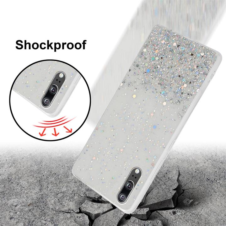 Actual product image Cadorabo TPU cover sparkling glitter (Cubot P20)