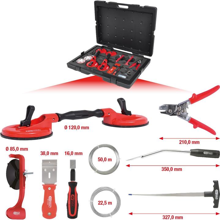 Actual product image KS Tools MASTER disc assembly and disassembly set, 13 pcs.