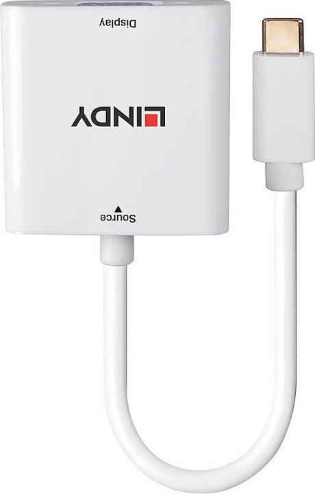 Immagine prodotto Lindy Convertitore da USB Tipo C a VGA (USB-C, 11 cm)