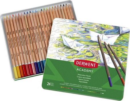Actual product image Derwent Academy Watercolour Tin (Multicoloured, 24 x)