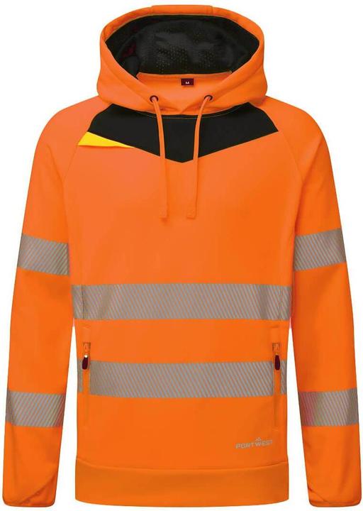 Actual product image Portwest Mens DX4 Hi-Vis Pullover Hoodie (XXL)