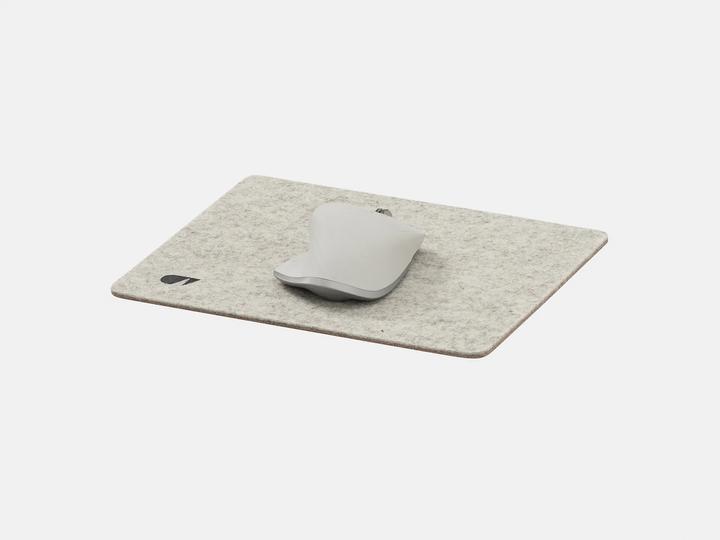 Produktbild Oakywood Felt&Cork Mouse Pad - Mauspad aus Wollfilz - Steingrau -