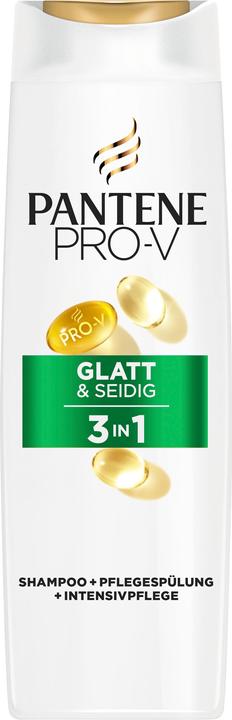 Image du produit Pantene Pro-V Glatt & Seidig 3 in 1 (250 ml, Shampoing liquide)