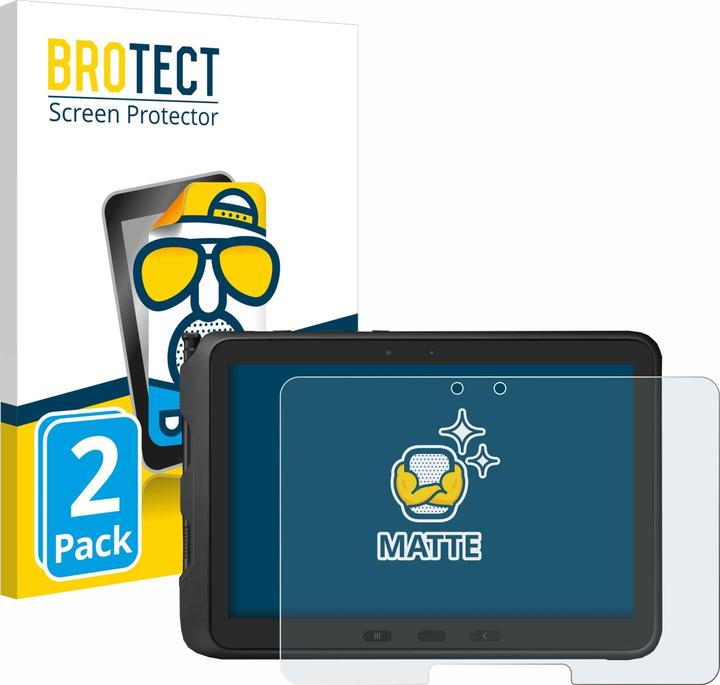 BROTECT Anti-glare screen protector matt (2 Piece, Galaxy Tab Active Pro)