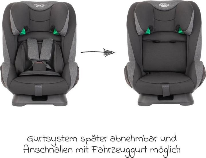 Actual product image Graco Kindersitze 9-36 kg Kindersitz FlexiGrow R129 ab 15 Monate - (Child seat, ECE R129/i-Size Standard)
