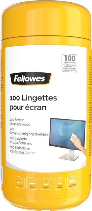 Fellowes Lingettes de nettoyage pour écran (100 x)