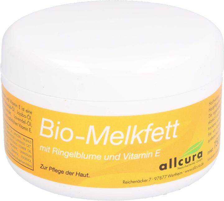 Allcura Melkfett Bio mit Ringelblume und Vitamin E, 150 ml Creme (Körpercreme, 150 ml)
