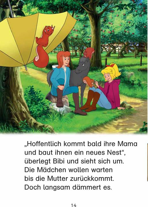 Actual product image Bibi & Tina: Wo ist die Eichhörnchen-Mama? (German, Dorothea Flechsig, 2021)