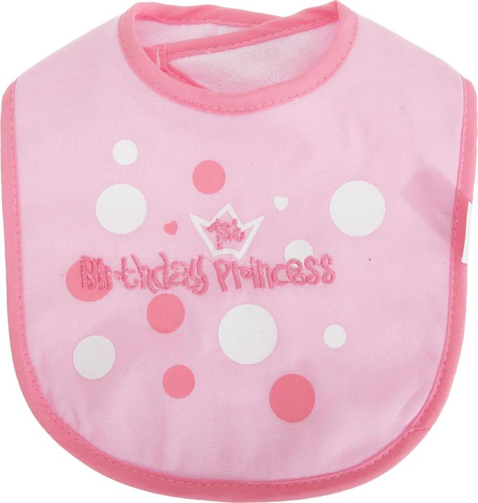 Actual product image Amscan Bib with 1st Birthday BoyGirl design (12 months)