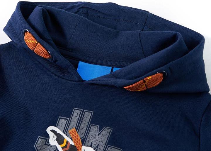 Immagine prodotto VidaXL Felpa con cappuccio per bambini blu navy 128,Materiale: 92 (128)