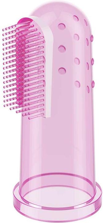 Actual product image Babyono Silicone finger toothbrush with box with box (Soft, 1 x)