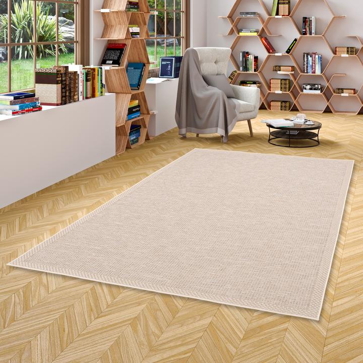 Actual product image Pergamon Indoor & Outdoor Carpet Flatweave Ottawa Border (120 x 170 cm)