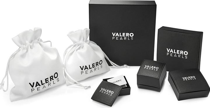 Actual product image Valero Pearls Ladies Sterling Silver Freshwater Cultured Pearl Yellow Gold - 11340 (60, 925 Silver)