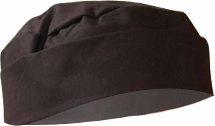 Immagine prodotto Dennys Skullcap Kochmütze Kochkappe Schwarz (2 Stückpackung)