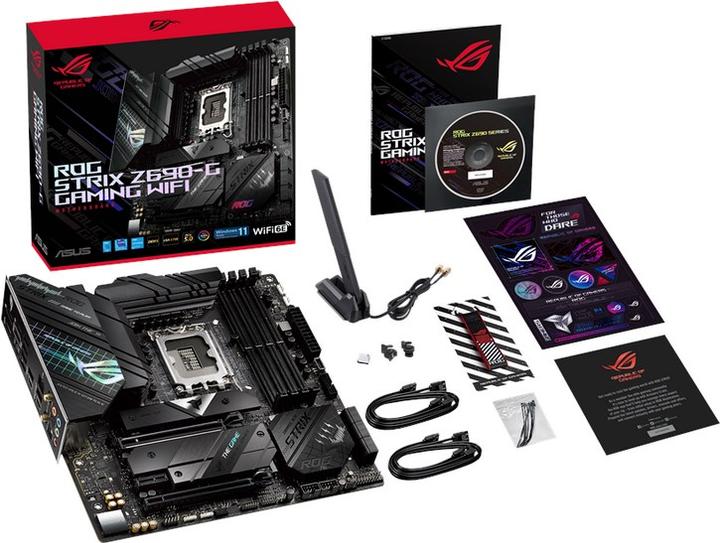 Produktbild ASUS ROG Strix Z690-G Gaming Wifi (LGA 1700, Intel Z690 (DDR5), mATX)