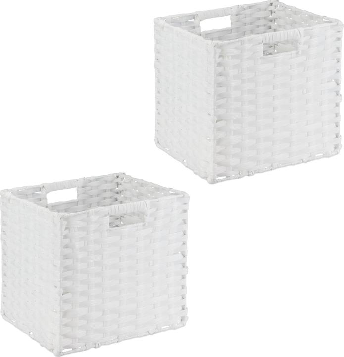 Actual product image Relaxdays 2x Storage-Baskets (2 x, 32 x 30 x 31 cm)