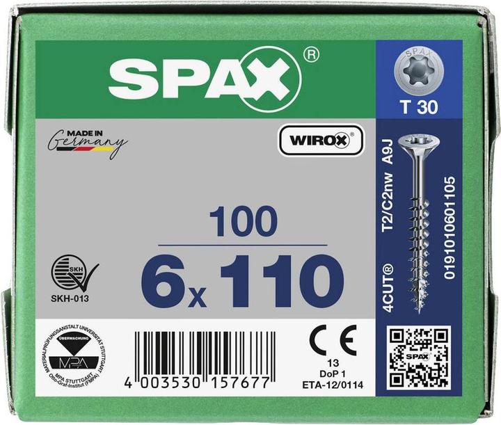 Produktbild Spax Spanplattenschrauben (100 Schrauben pro Stück)