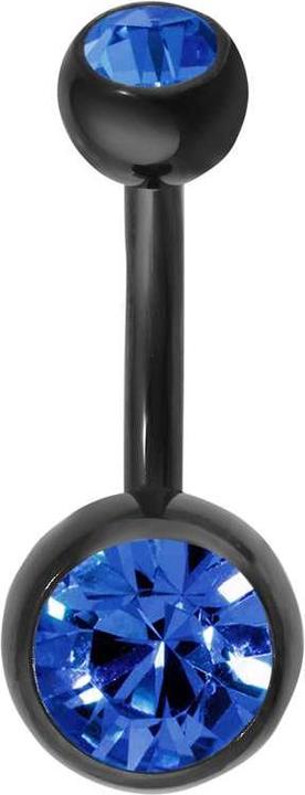 Produktbild Bijouteria Bauchpiercing (Titan, Kristall, PVD Beschichtung)
