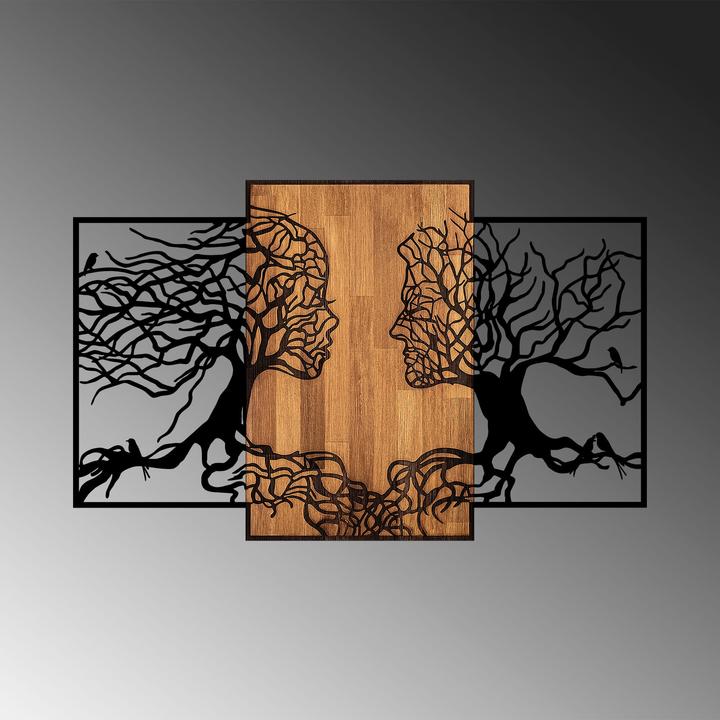 Actual product image Wallxpert Woodland Wooden Wall Accessory