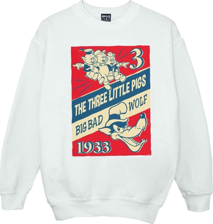 Disney Three Little Pigs And The Big Bad Wolf Sweatshirt Mädchen