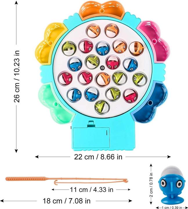 Immagine prodotto The Toy Company Gioco di pesca 21 pesci con musica