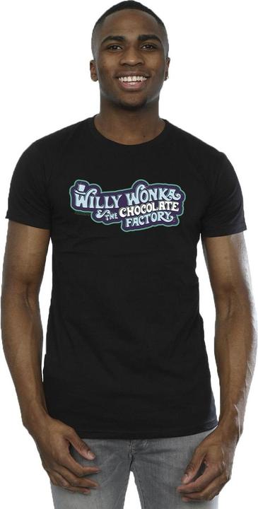 Produktbild Willy Wonka & the Chocolate Factory Chocolate Factory Logo TShirt (XL)