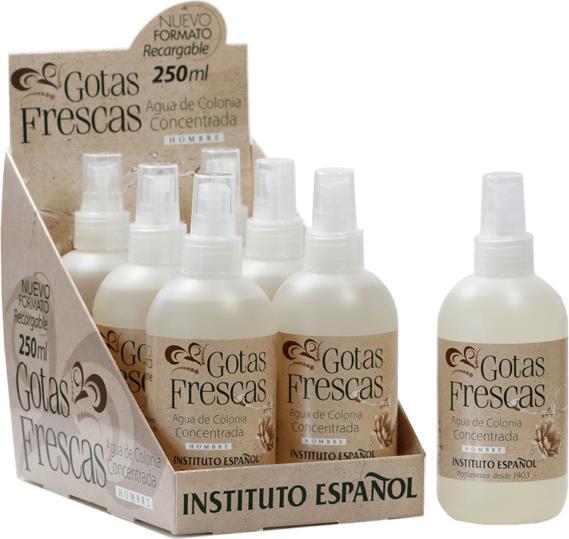 Produktbild Instituto Español GOTAS FRESCAS COLONIA CONCENTRADA HOMBRE vapo 250 ml (Eau de cologne, 250 ml)