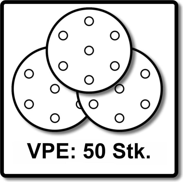 Actual product image Festool STF D225/128 Grinding disc garnet P120 225 mm 50 pcs. ( 2x 205657 ) for long-neck sanders (P120)