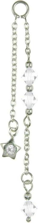 Immagine prodotto Bijouteria Piercing pendente (Argento 925, Vetro (di orologio))