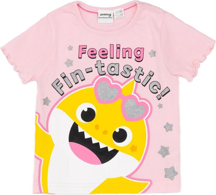 Image du produit Pinkfong - Ensemble de pyjama court FEELING FIN-TASTIC - Fille (92)